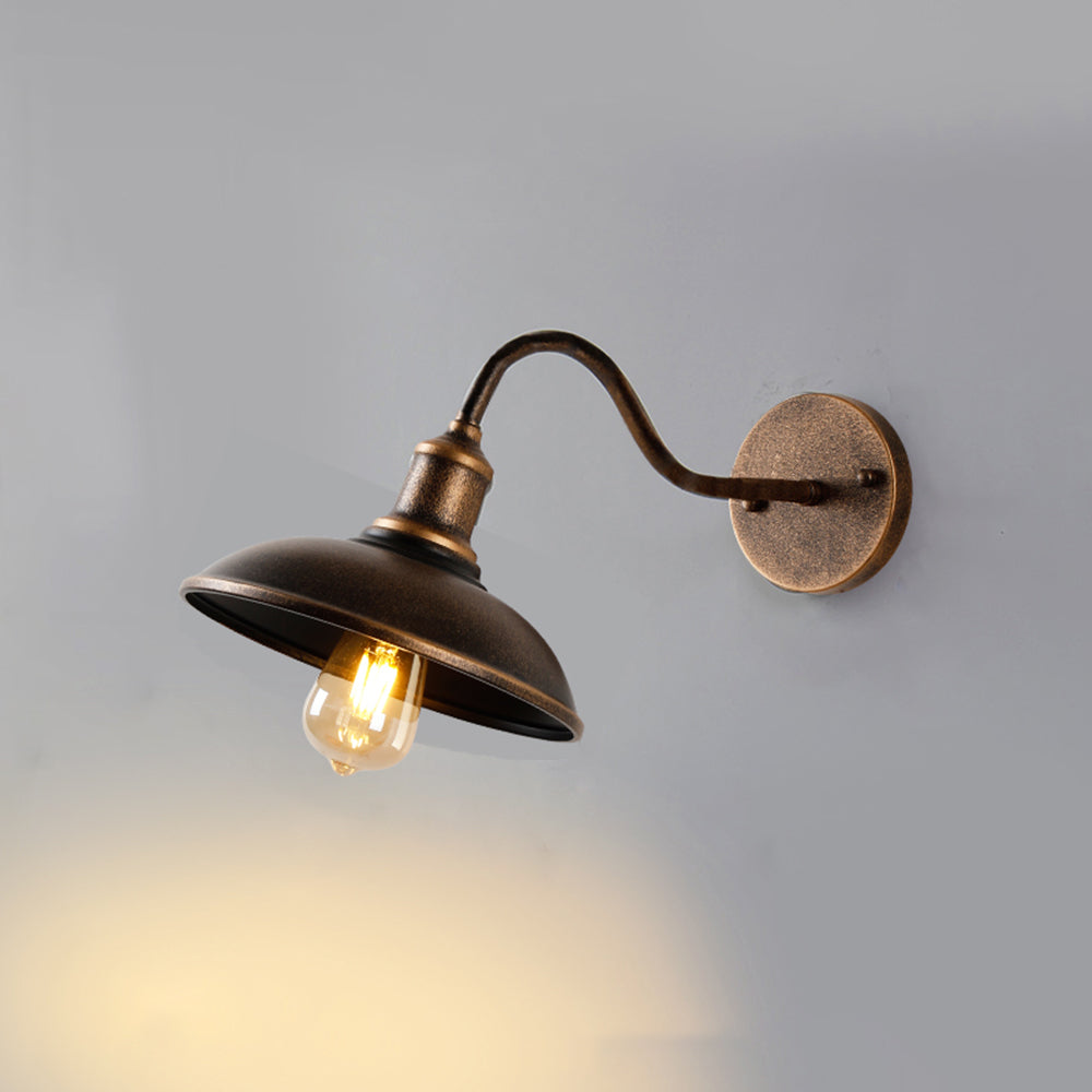 Ray Aplique de Pared Vintage Cúpula LED Bronce