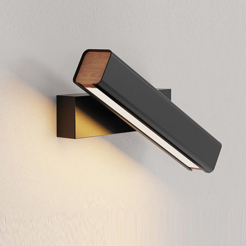Arisha Moderna Rectángulo Metal LED Aplique de Pared Negra/Blanca