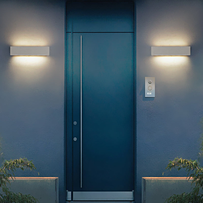 Ray Moderno Rectangular LED Aplique de Pared Exterior