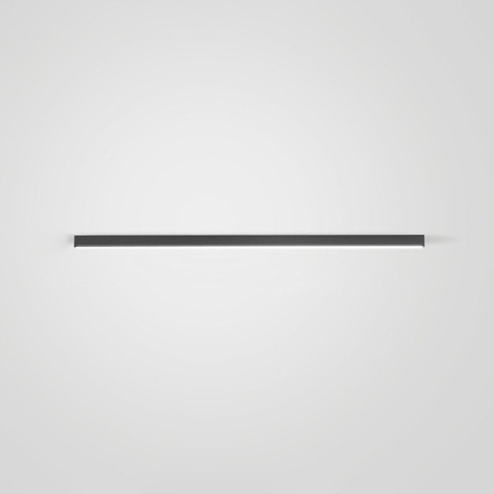 Arisha Moderna Minimalista Lineal Metal LED Lámpara de Techo Negra