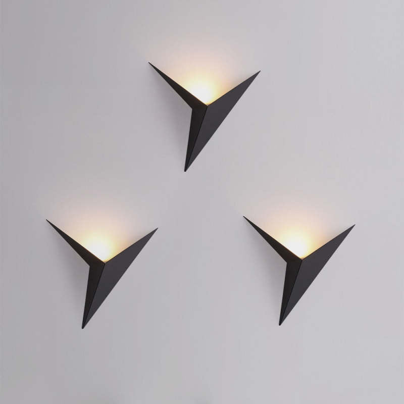 Ray Minimalita Triángulo LED Aplique de Pared