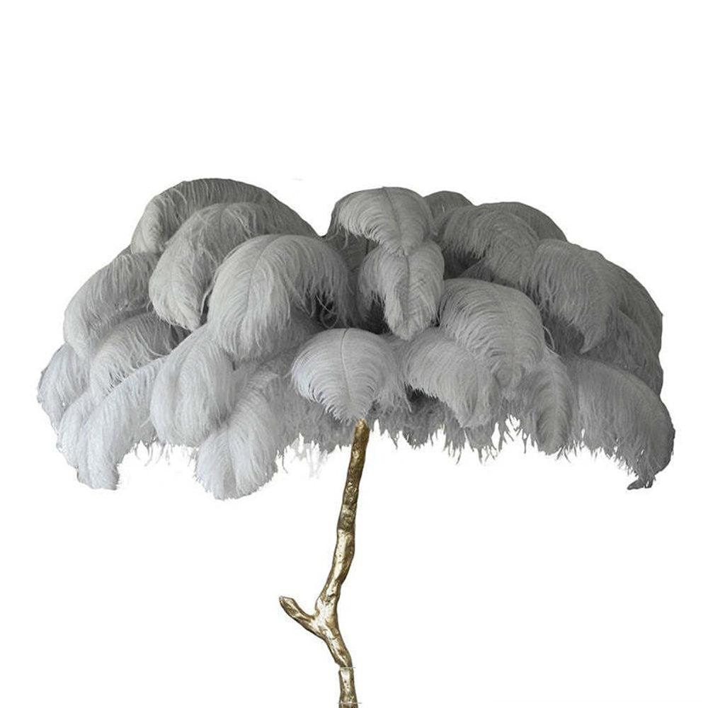 O'Moore Luxury Árbol Pluma/Resina Lámpara de Pie/Mesa