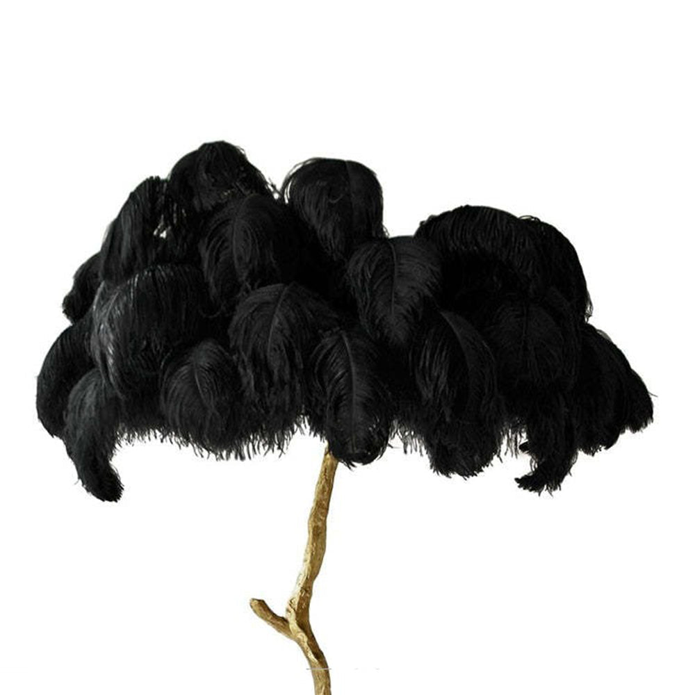O'Moore Luxury Árbol Pluma/Resina Lámpara de Pie/Mesa