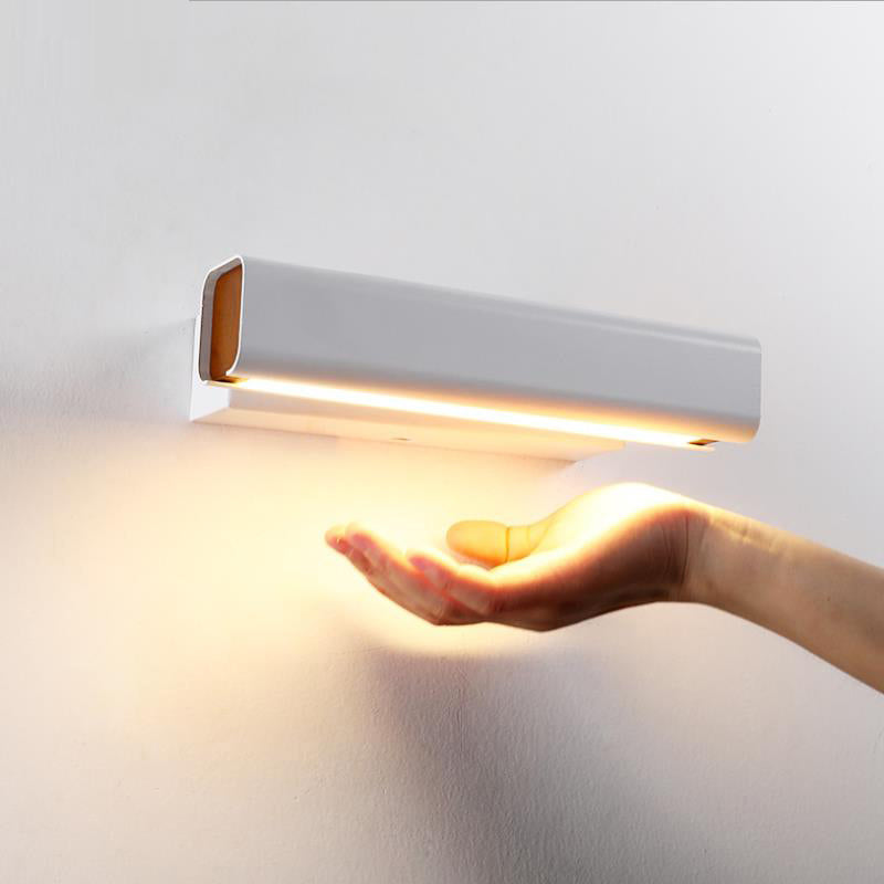 Arisha Moderna Rectángulo Metal LED Aplique de Pared Negra/Blanca