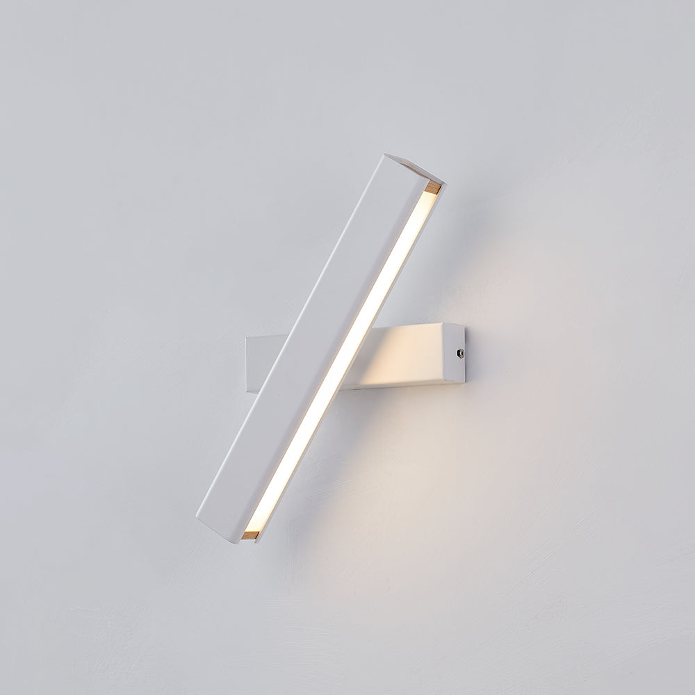 Arisha Moderna Rectángulo Metal LED Aplique de Pared Negra/Blanca