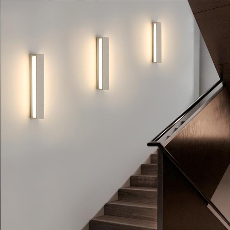 Ray Moderno Rectangular LED Aplique de Pared Exterior