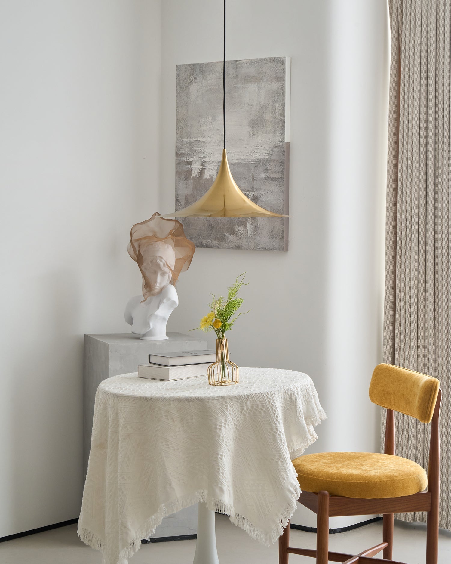 Pendant Lamp Slim Neck and Wide Flare Contemporary Dining - Letslighting
