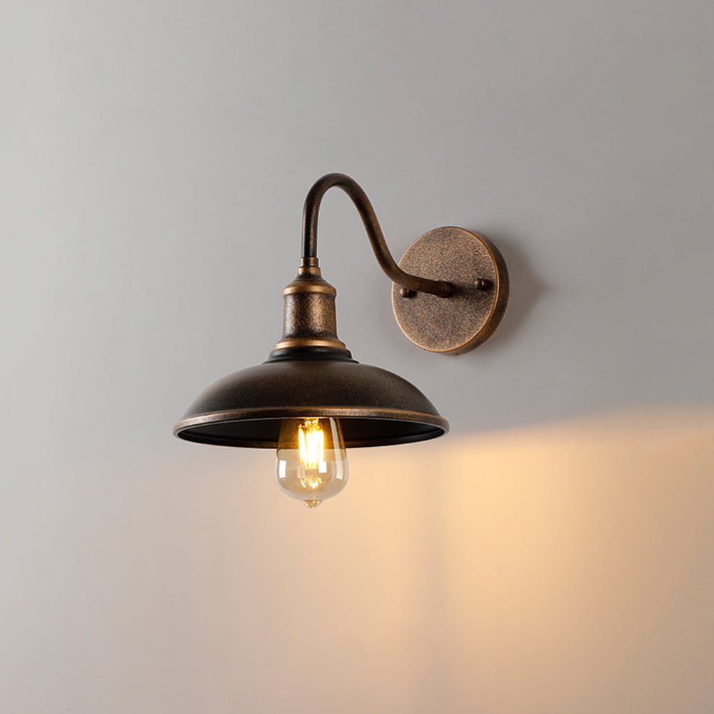 Ray Aplique de Pared Vintage Cúpula LED Bronce