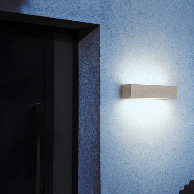 Ray Moderno Rectangular LED Aplique de Pared Exterior