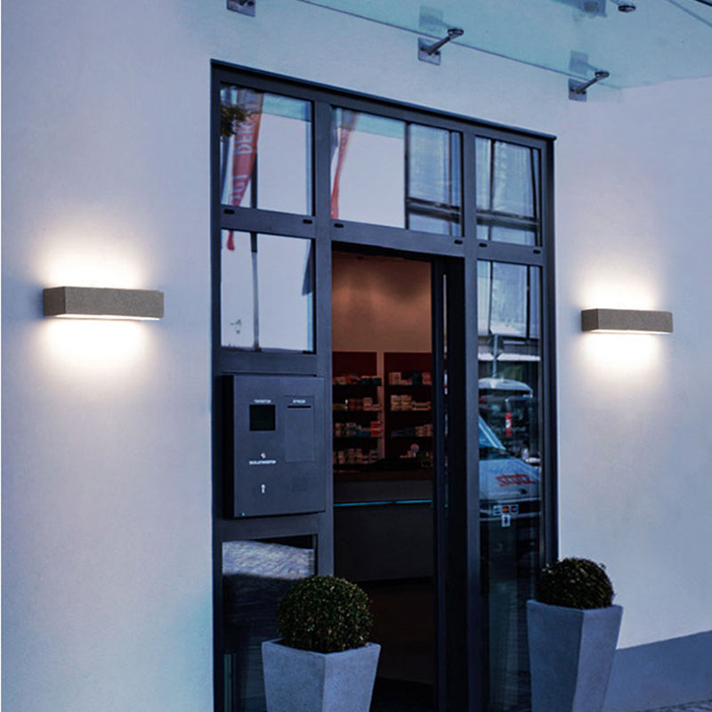 Ray Moderno Rectangular LED Aplique de Pared Exterior