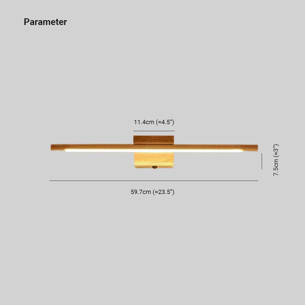Muto Moderna Mininalista Lineal Aplique de Pared