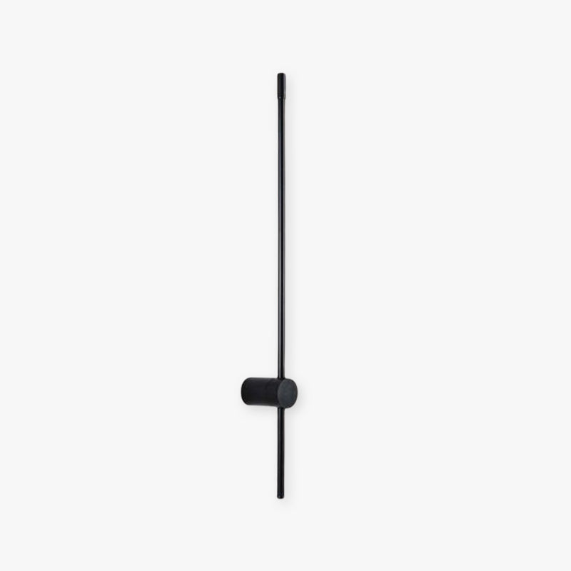 Arisha Minimalita Lineal Metal LED Aplique de Pared Negro