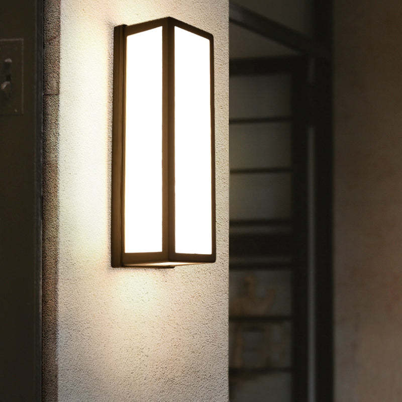 Ray Moderno Impermeable Rectangular Aplique de Pared