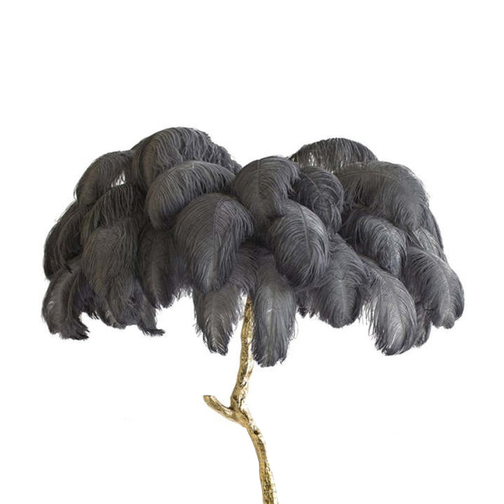 O'Moore Luxury Árbol Pluma/Resina Lámpara de Pie/Mesa
