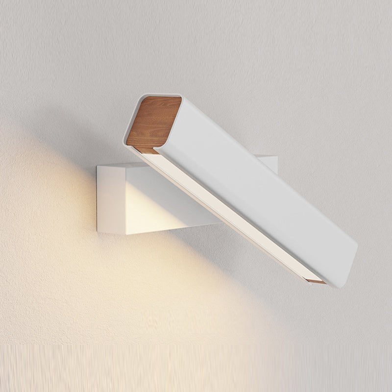 Arisha Moderna Rectángulo Metal LED Aplique de Pared Negra/Blanca
