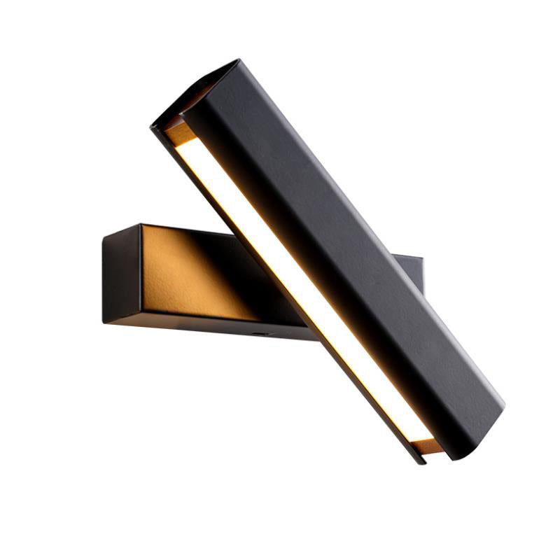 Arisha Moderna Rectángulo Metal LED Aplique de Pared Negra/Blanca
