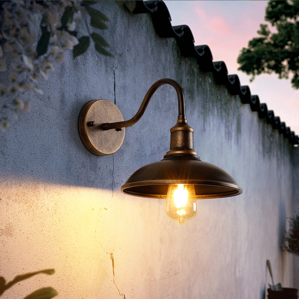 Ray Aplique de Pared Vintage Cúpula  LED  Bronce
