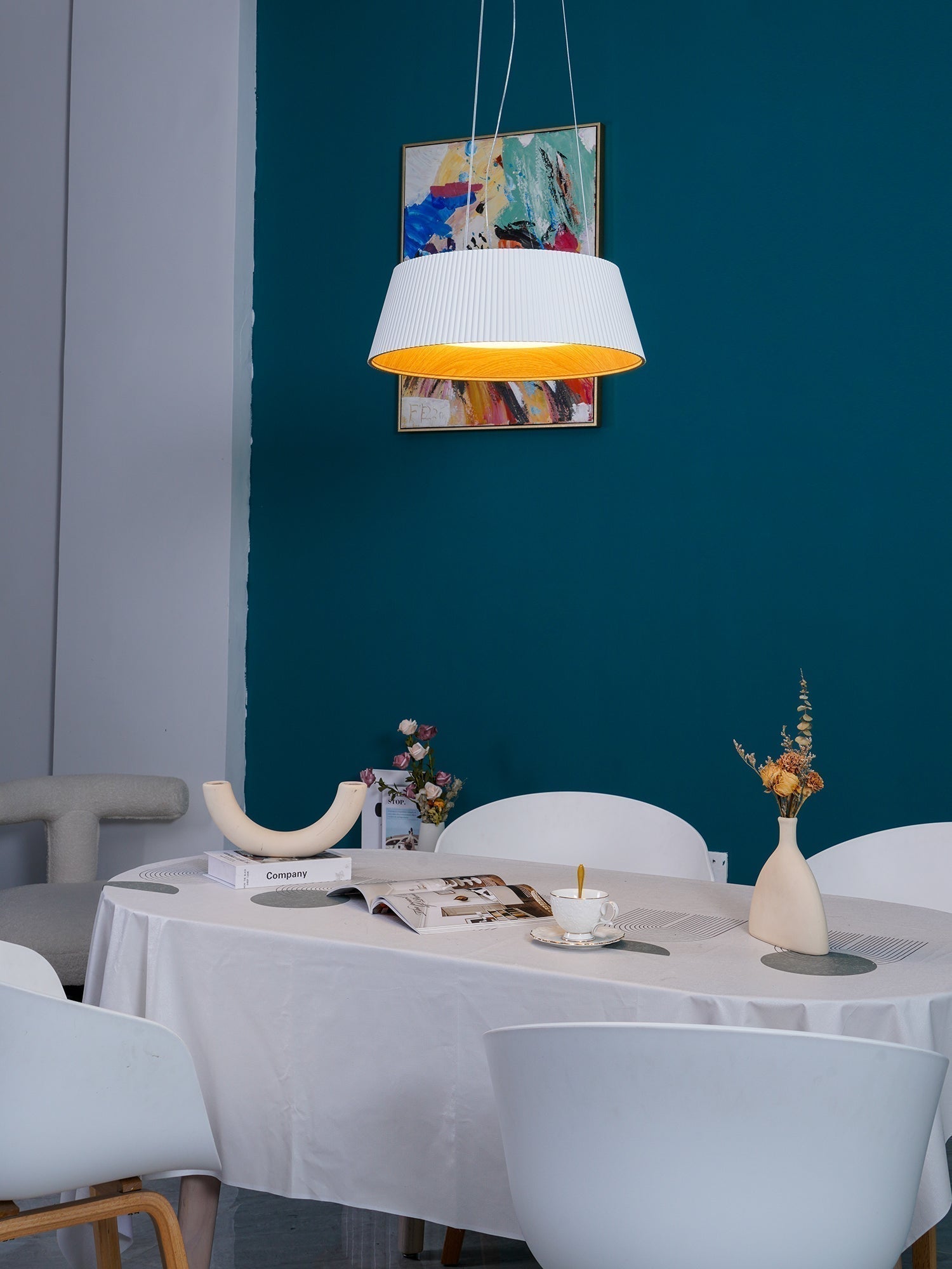 Modern Ribbed Pendant Light - Letslighting