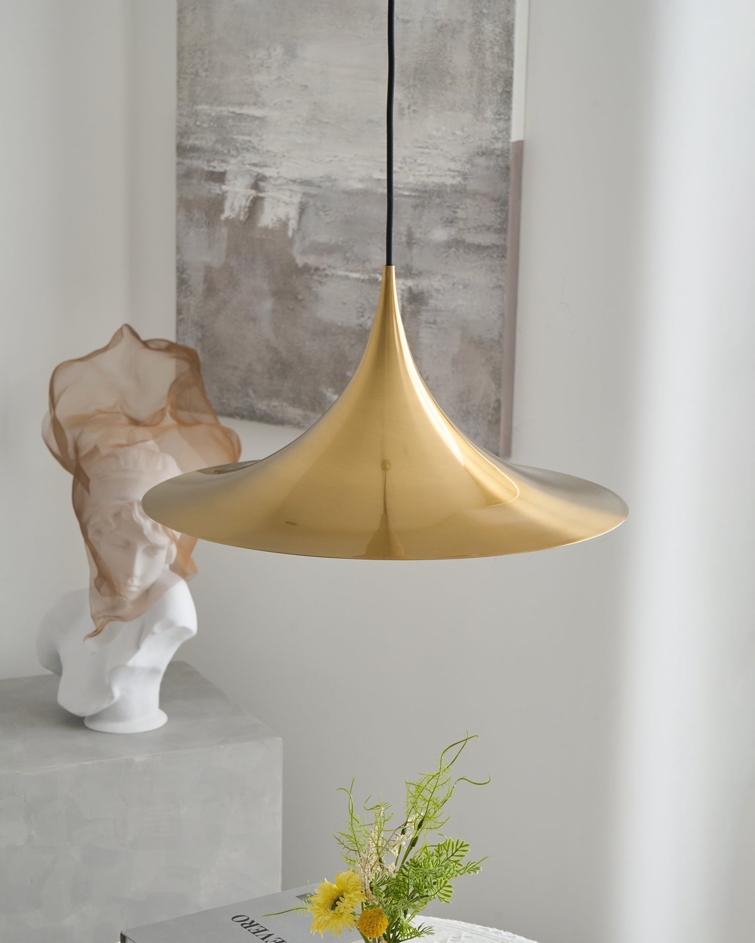 Pendant Lamp Slim Neck and Wide Flare Contemporary Dining - Letslighting