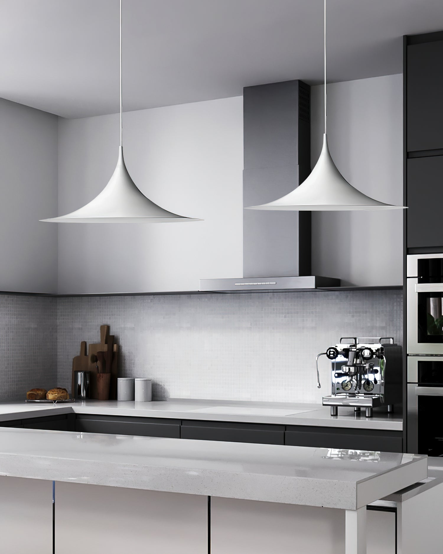 Pendant Lamp Slim Neck and Wide Flare Contemporary Dining - Letslighting